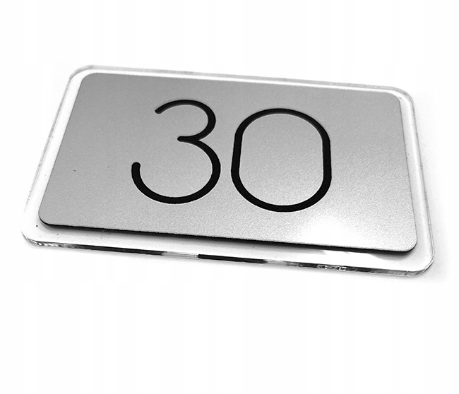 ELEGANCKI NOWOCZESNY NUMEREK NA DDRZWI