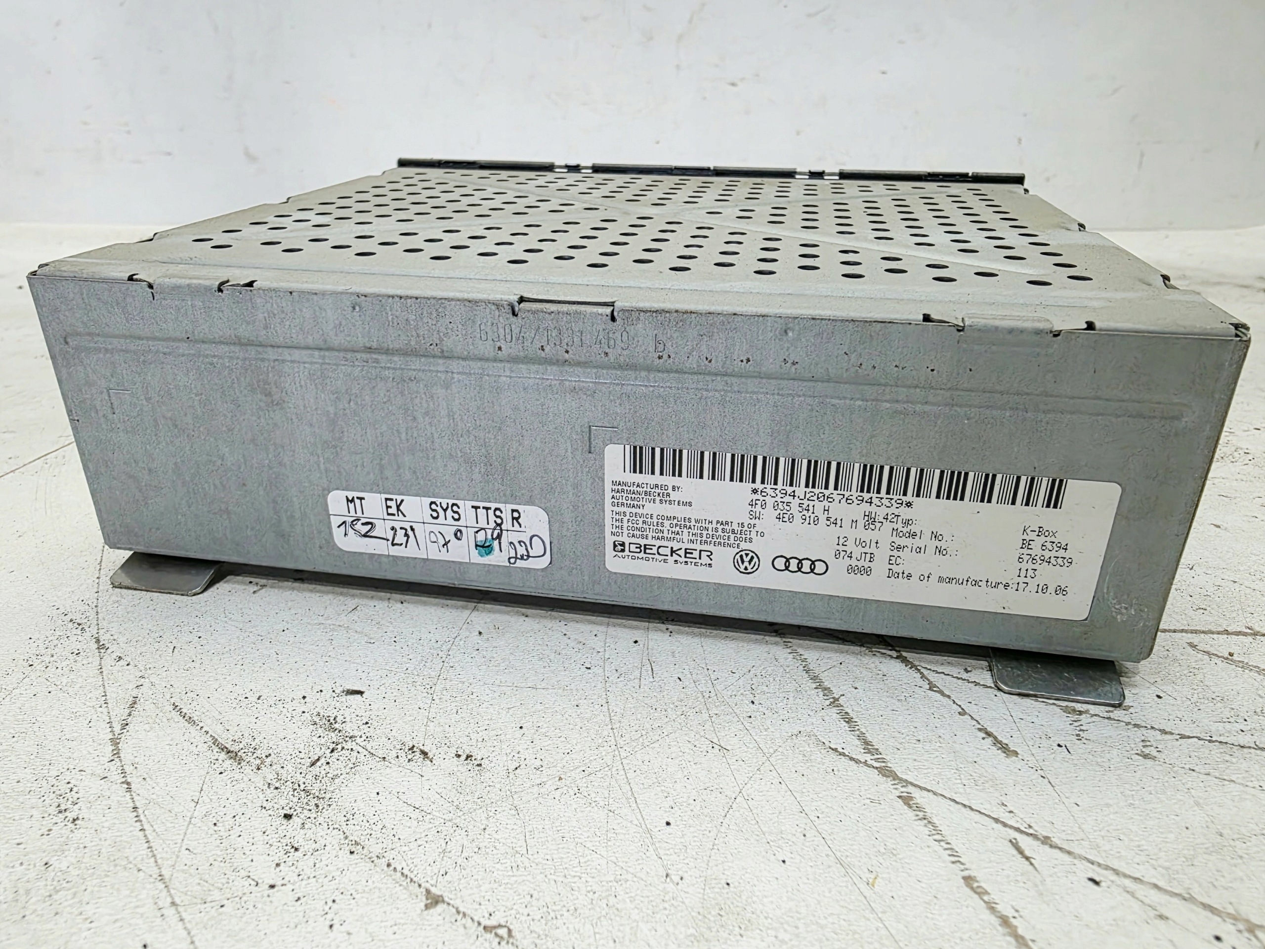 TUNER modulo radio AUDI A6 C6 A8 D3 Q7 4L 4F0035541H 4E0910541M