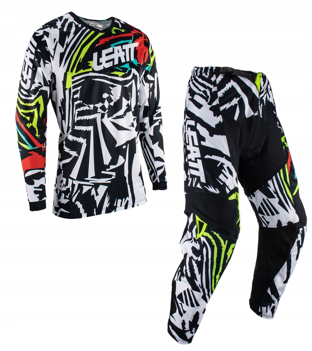 Kombinezon dwuczęściowy Leatt Ride Kit 3.5 Zebra rozmiar M