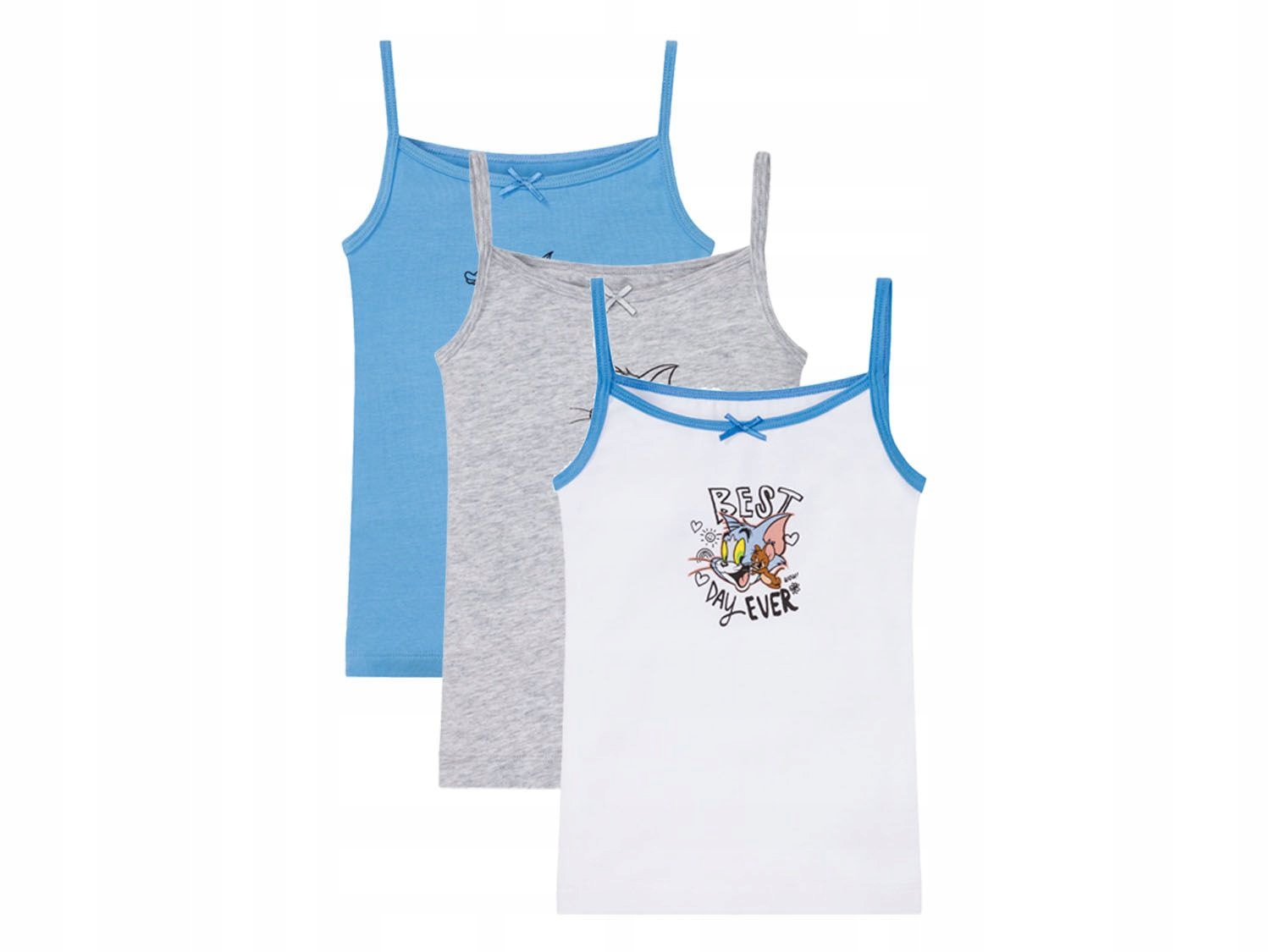 

Top dziewczęcy ramiączka Tom&jerry 86/92 x3pcs
