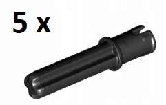 

Lego Black Technic Axle 2L with Pin 18651 5szt