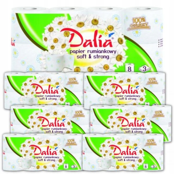 

Papier Toaletowy Dalia Rumiankowy (8szt.) x 7 op.
