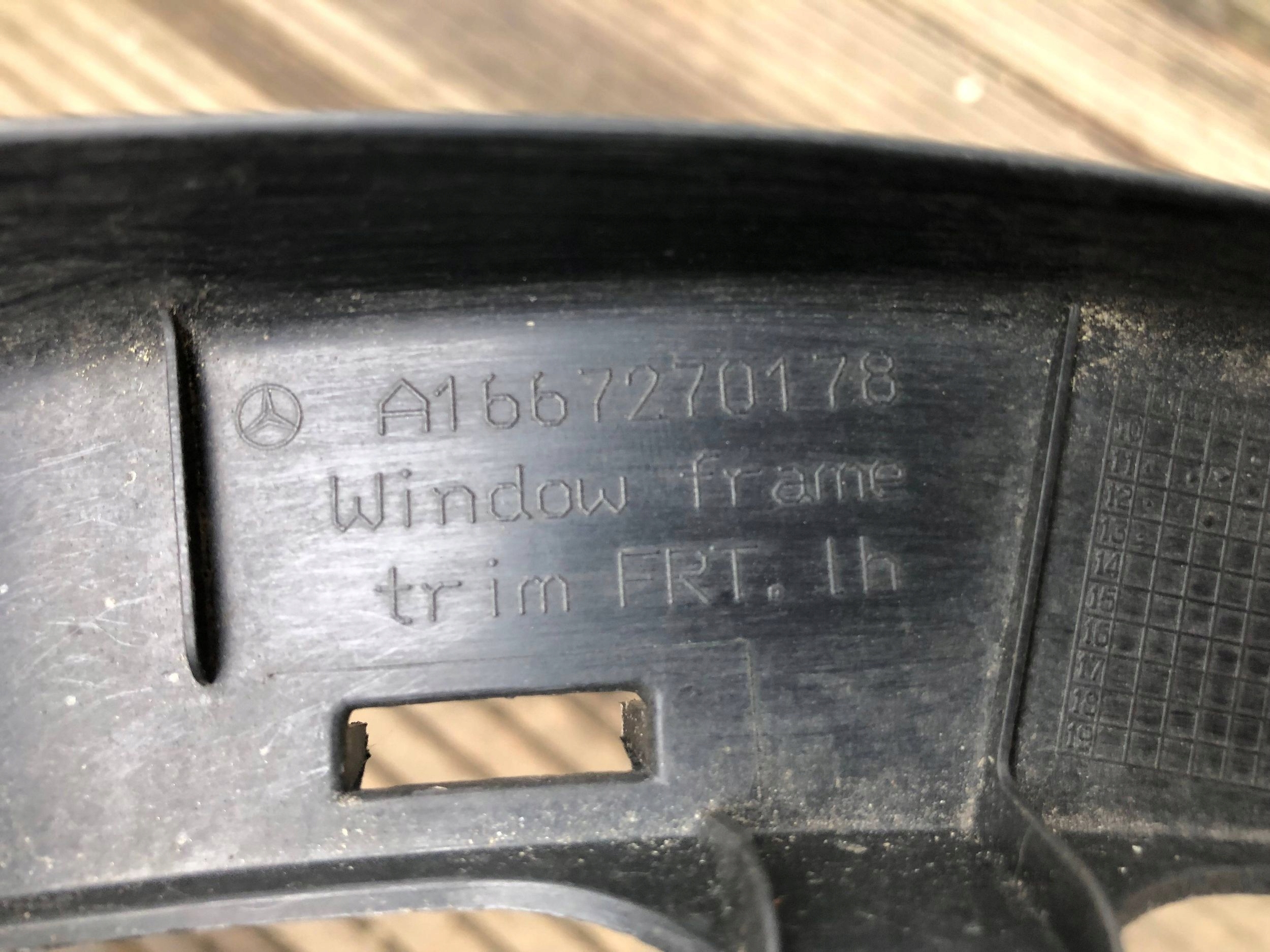 frame door left front MERCEDES ML W166 A1667270178