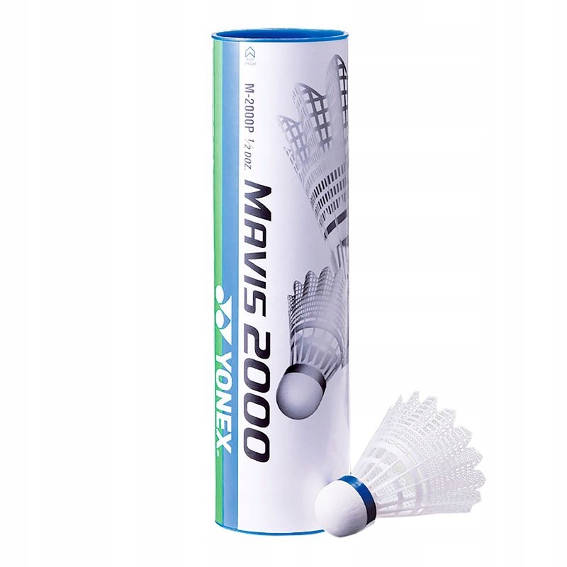 LOTKI DO BADMINTONA YONEX MAVIS 2000 ŚREDNIE BIAŁE
