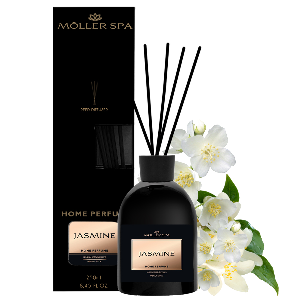 Levně Vůně Čerstvý Jasmín Do Domácnosti Tyčinky Osvěžovač 250 ml Velká Objem