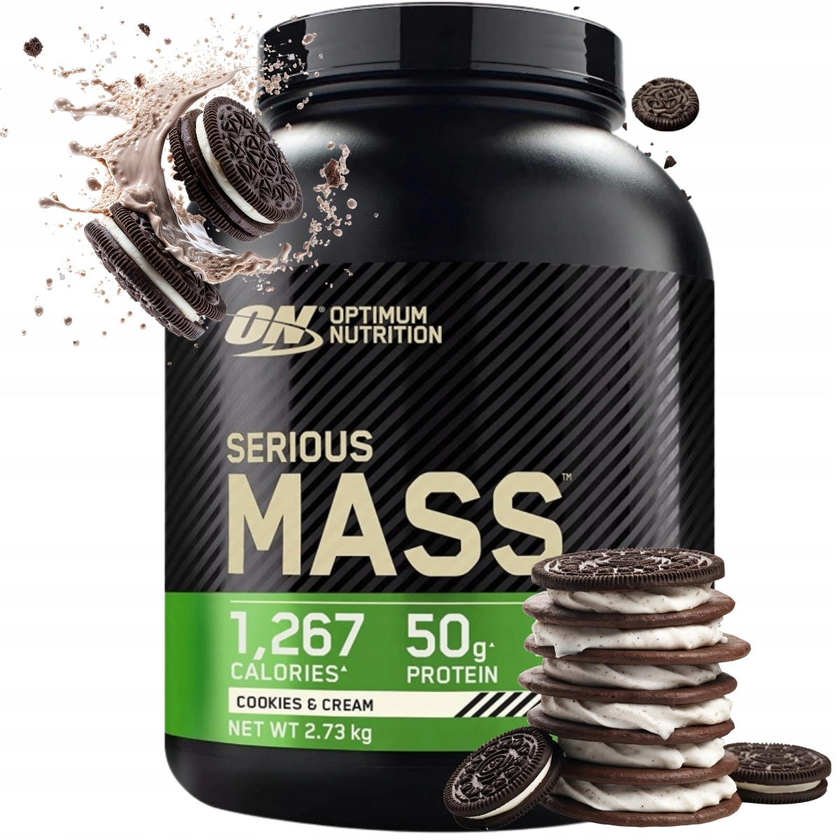 On Serious Mass 2730g Gainer Na Hmotu 2,7 Optimum Koláč S Krémem