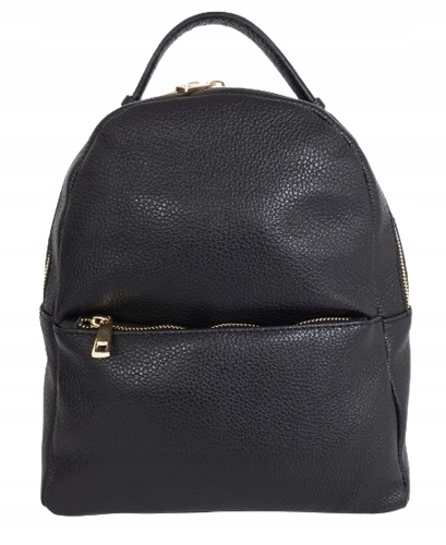 Kožený dámský městský Batoh Černý