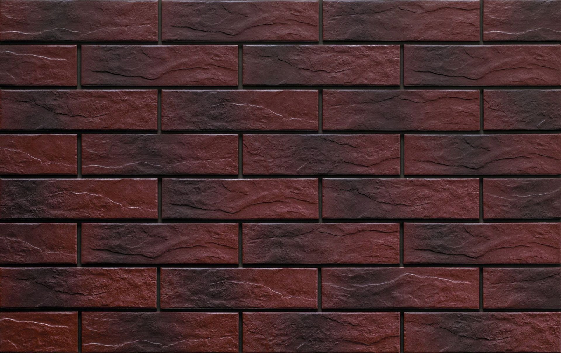 ELEWACJA RUSTIKO BURGUND CIEŃ klinkier płytki Typ glazura