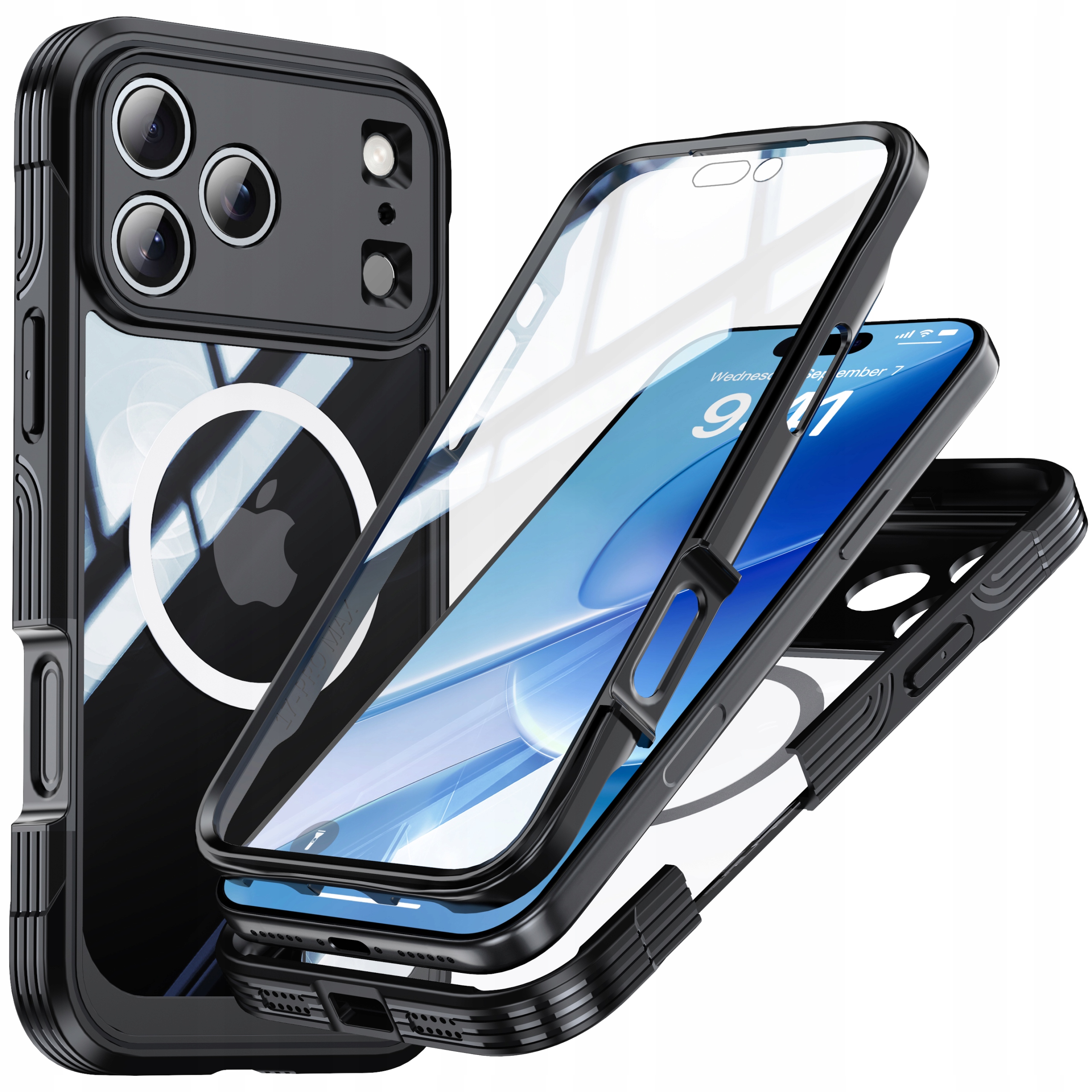Exoguard Case Etui 360° Magsafe Wytrzymała Obudowa IPhone 17 Pro