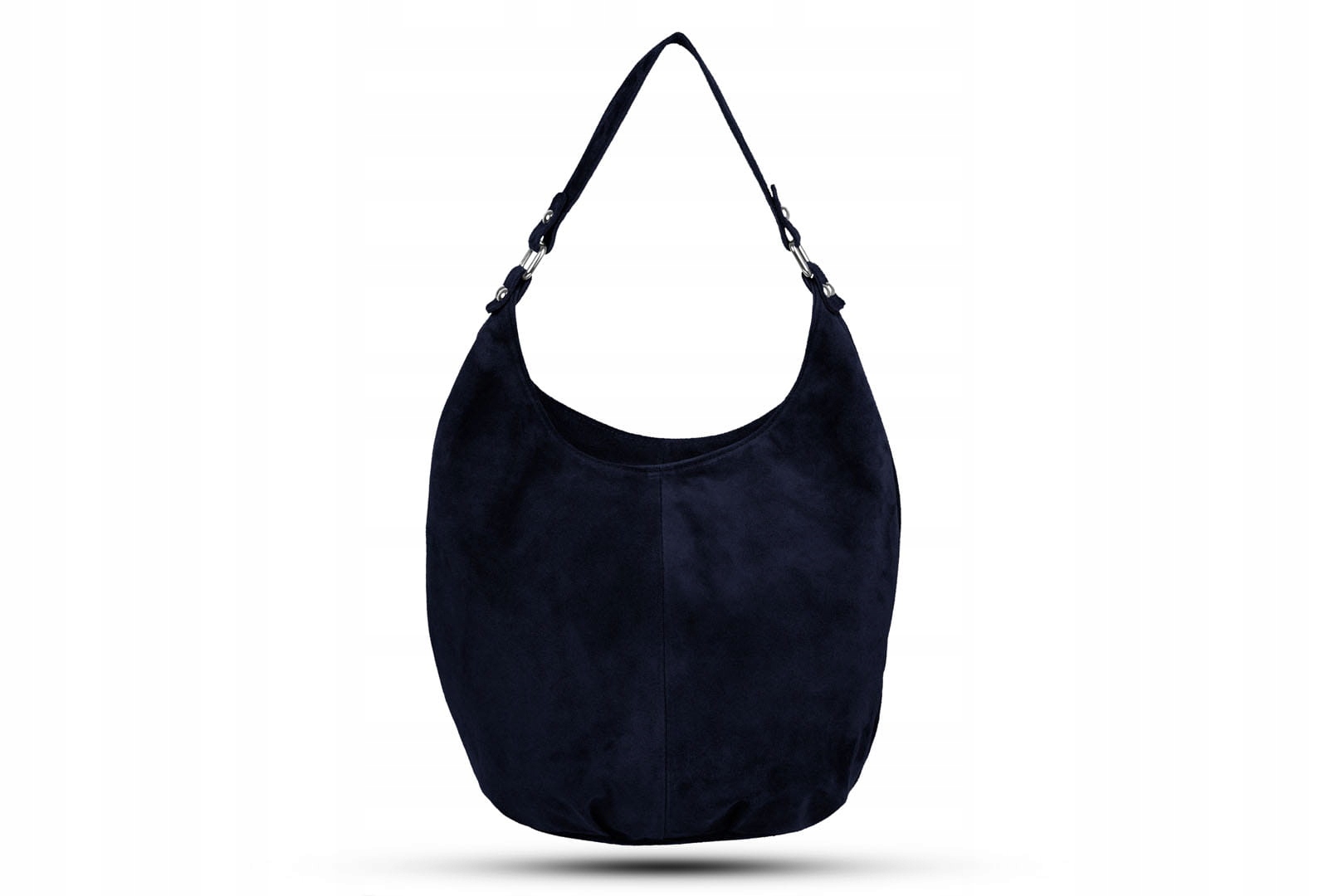 Kožená taška Vera Pelle Semišová Kapa, modrá