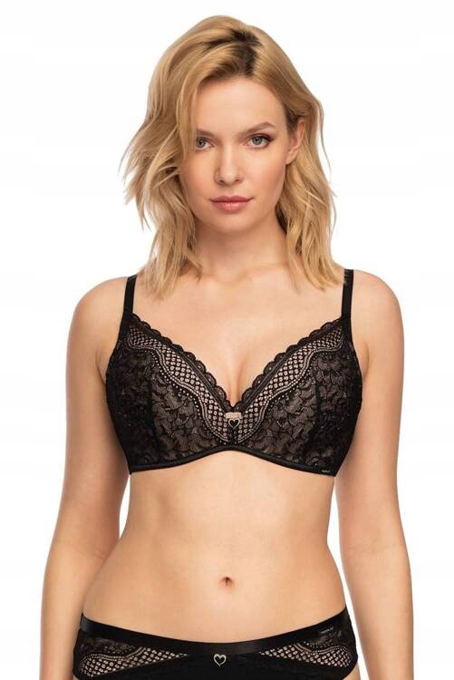 Clarisa Push-up podprsenka Nipplex – černá