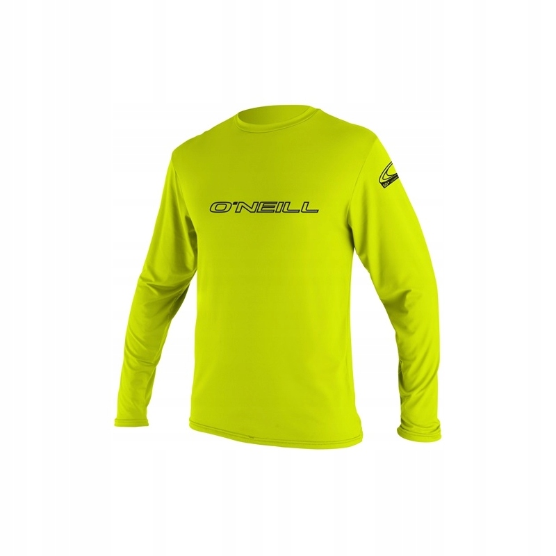Koszulka Lycra ONeill Basic Skins 50+ L/s Sun Shirt Lime roz XXL