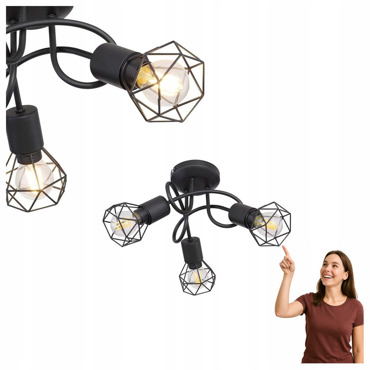 Stropní svítidlo Xara I 54802S-3D Globo