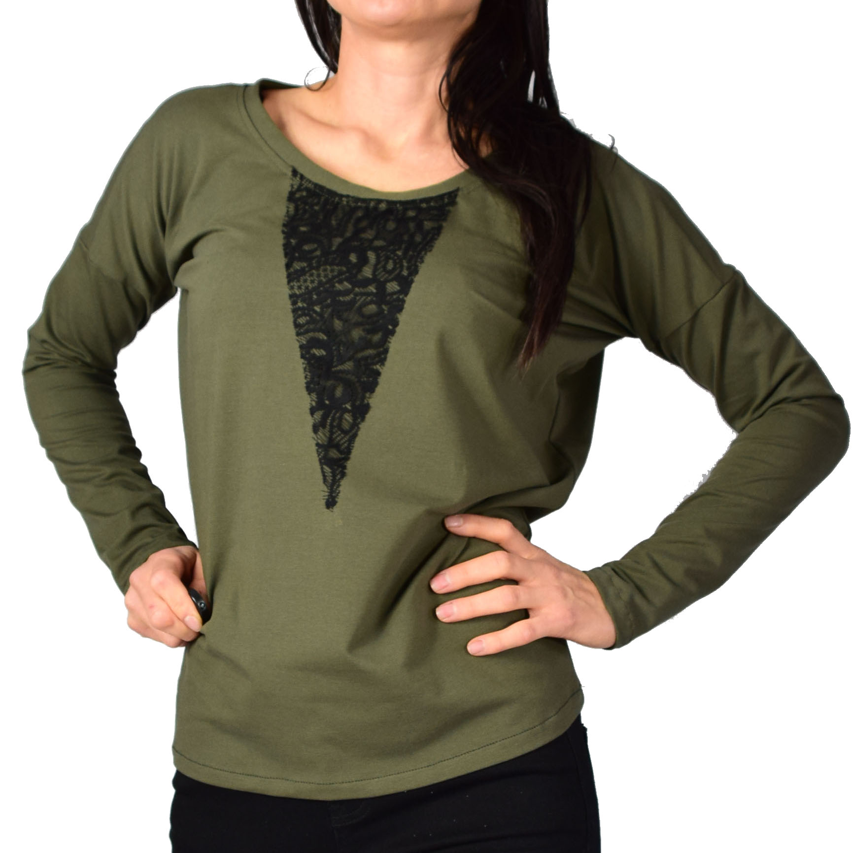 

XL/2XL _ Mia nietoperz koronka cotton singiel 1131