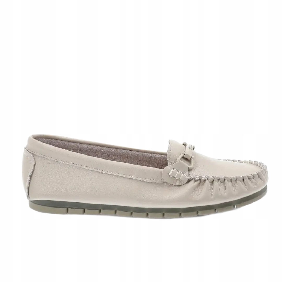 Dámské mokasíny S.Barski LR51-547 béžové Velikost 39, Béžová