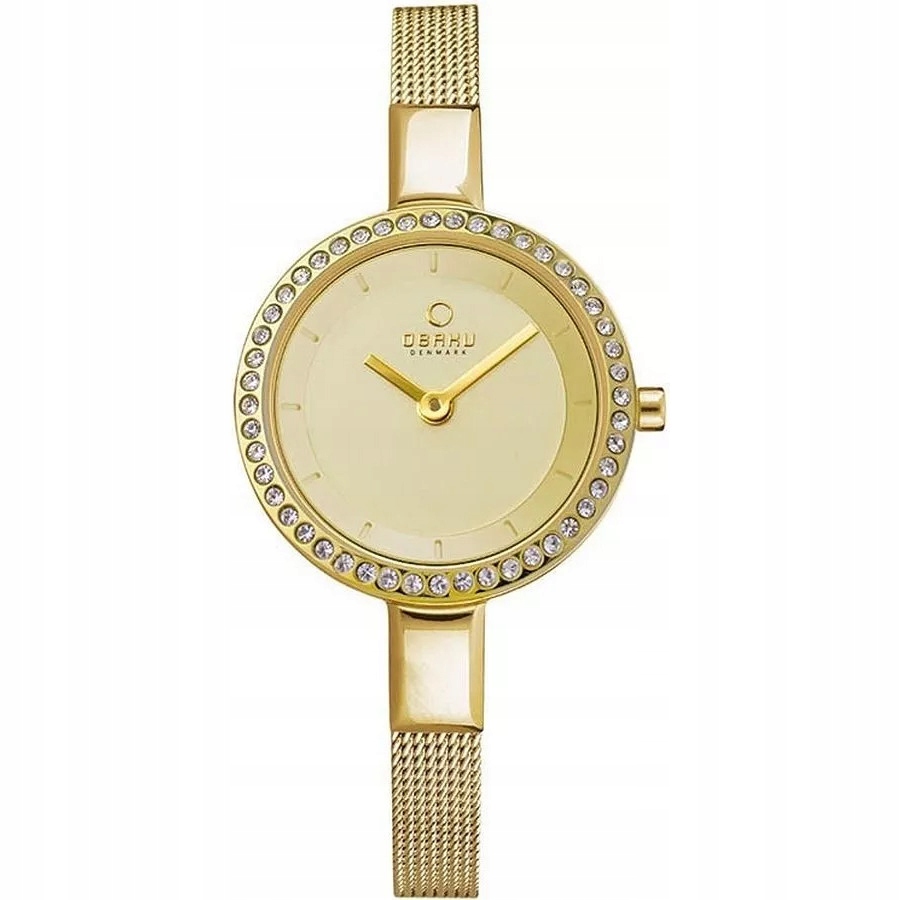 Dámské hodinky Obaku Denmark V129LGGMG3 zlaté