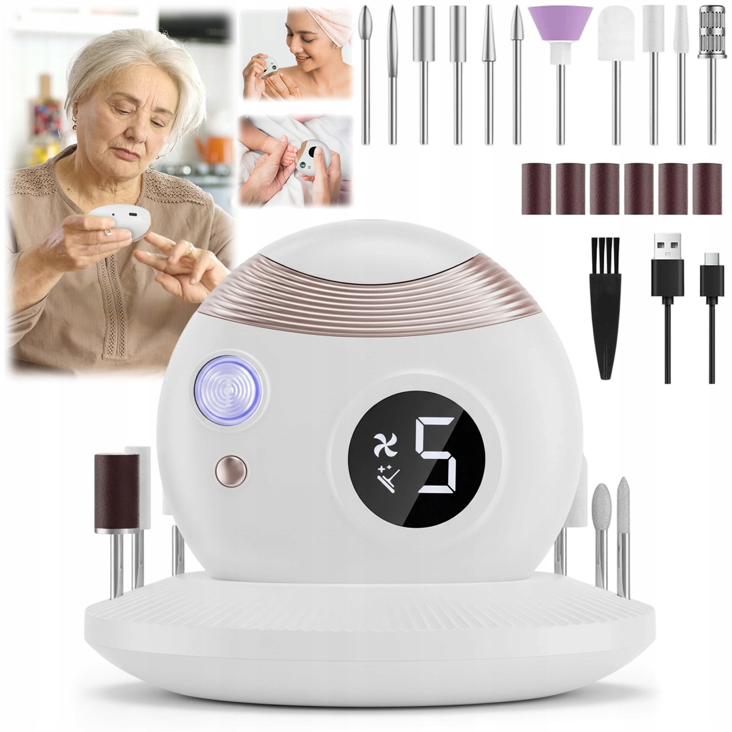 Elektrický Stříhací Strojek Na Nehty, Vysoce Kvalitní Stříhání