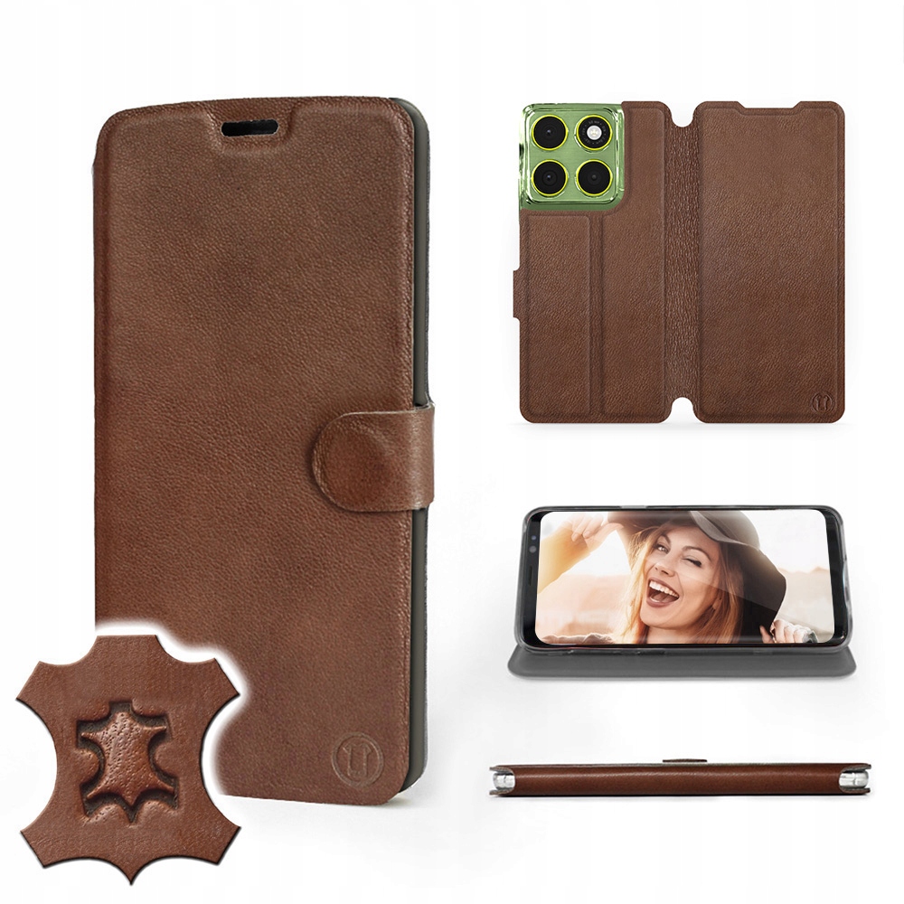 Etui Mobiwear do Motorola edge 70 Brown Leather