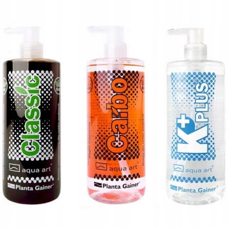 Levně Aqua Art Carbo Classic K+ 3x500 ml Tekuté Hnojivo Set