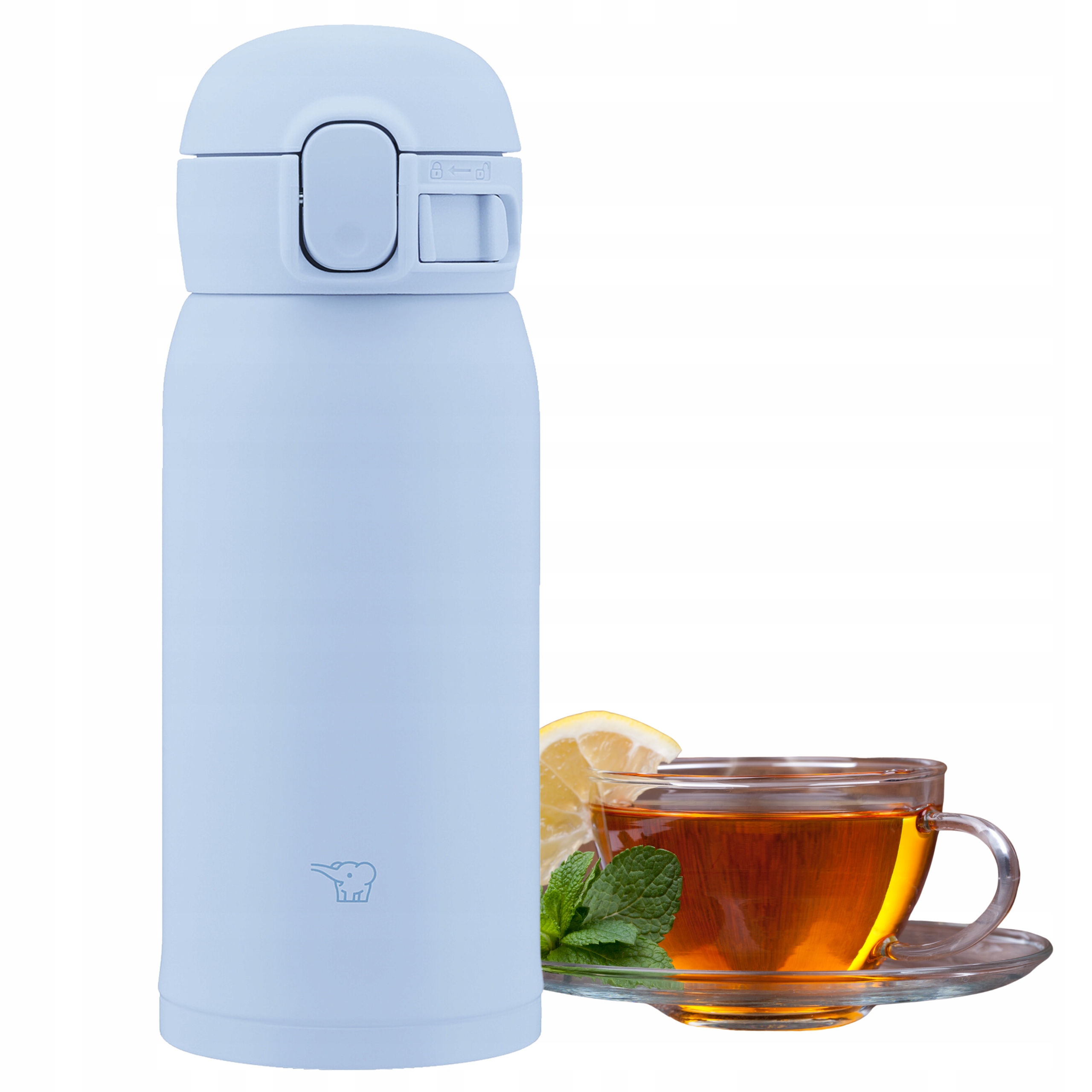 Termohrnek Zojirushi 360 ml Termoska na čaj do auta Modrá