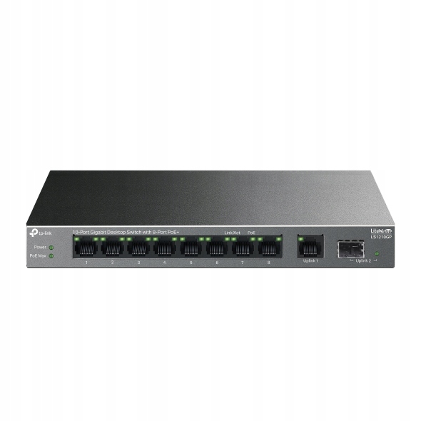 TP-Link LS1210GP10xGb (8xGb Poe+) Desktop switch