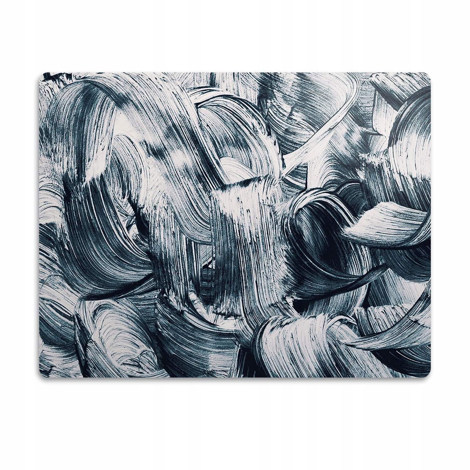 Levně Podložka pro psa pod misku Tažení štětcem 90x60 cm