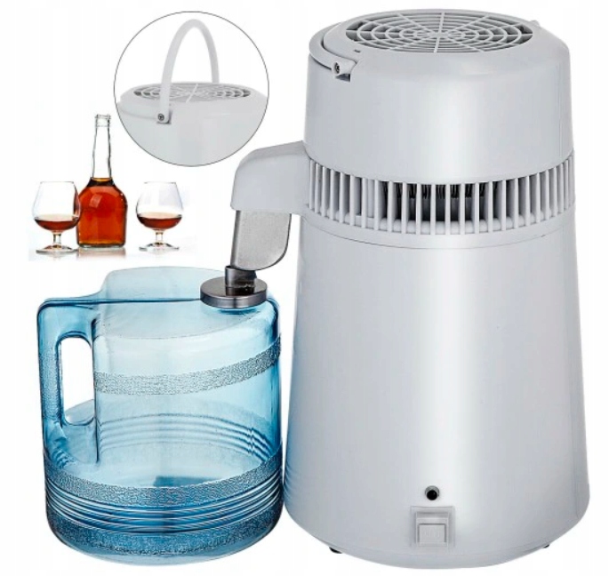 destilátor vody filtr čistí změkčovač s ohřívačem destilátor 4L