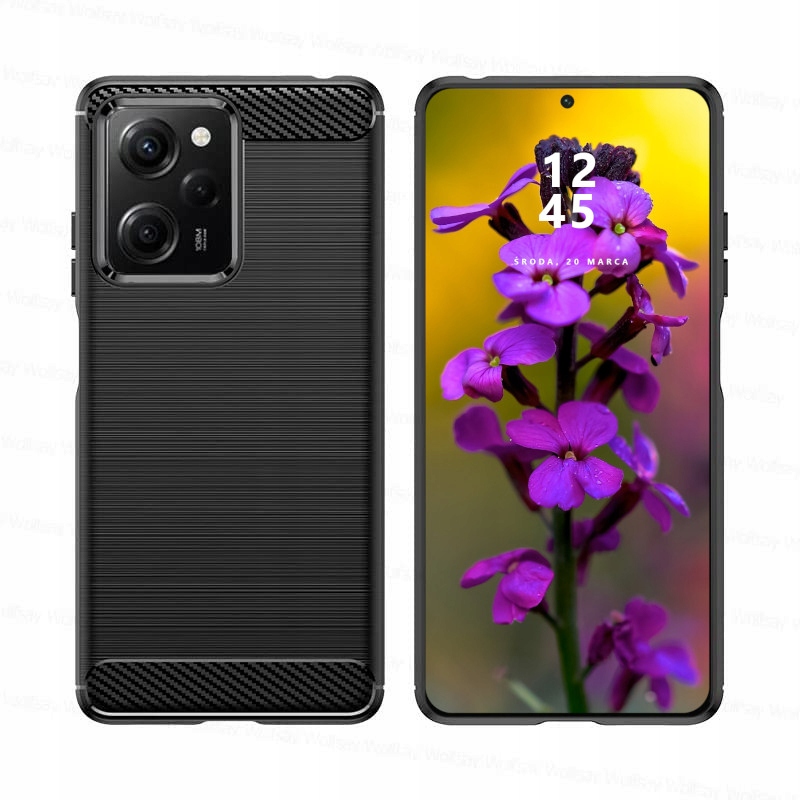 

Etui do Poco X5 Pro 5G Pancerne Karbon Case