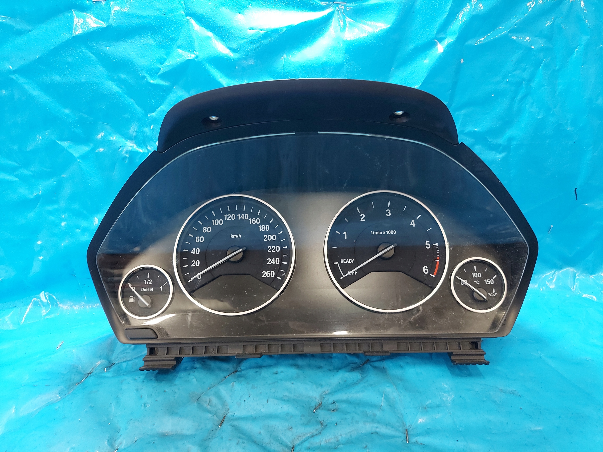 dials clock BMW F30 F31 DIESEL START STOP 9232895