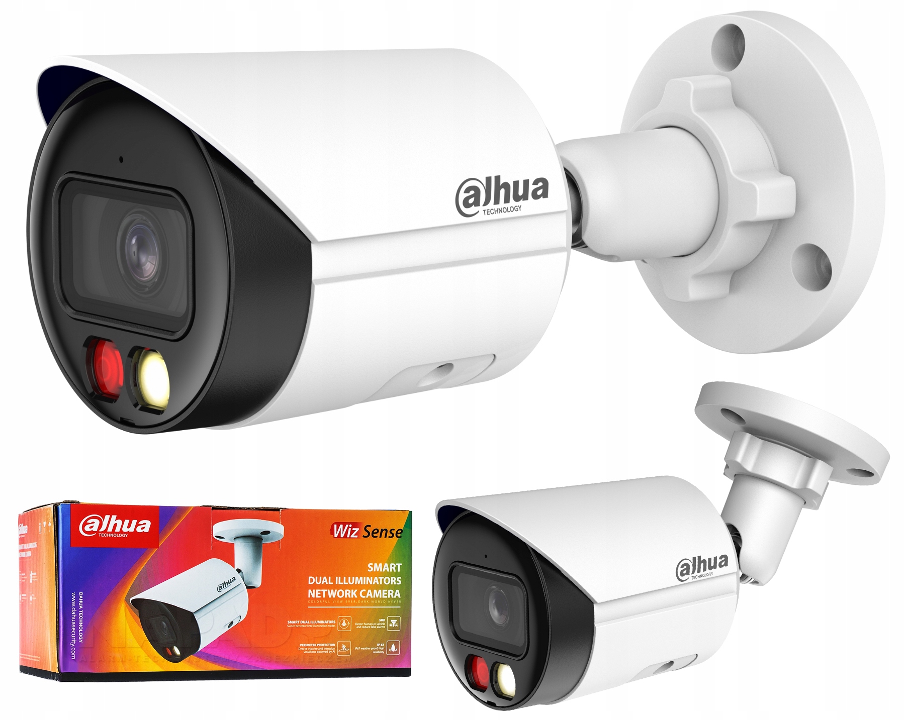 Ip kamera Dahua IPC-HFW2649S-S-IL-0280B 6MPx 3K Wizsense Dual Light