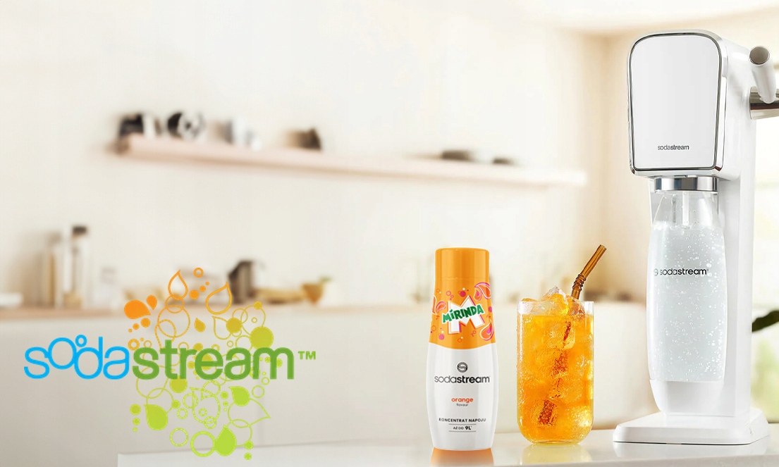 3x SYROP KONCENTRAT MIRINDA DO SATURATORA SODASTREAM 9L NAPOJU z 440ml Marka SodaStream