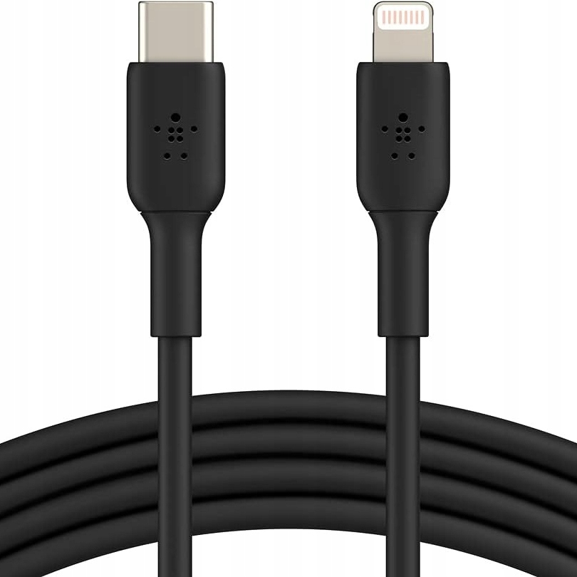 Kabel Belkin Boost Usb-c do Lightning MFi, 18 W 2 A 9 V, elastyczny, 2m