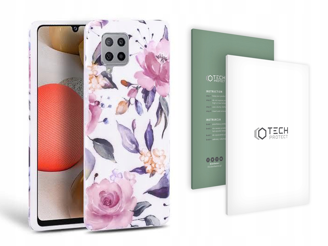 

Slim Etui Case Obudowa W Kwiaty Do - Galaxy A42 5G