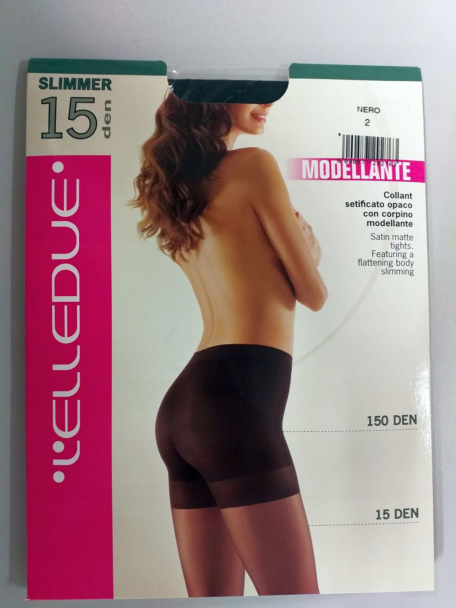 

Elledue Slimmer 15 Rajstopy dam. Nero Roz.:3