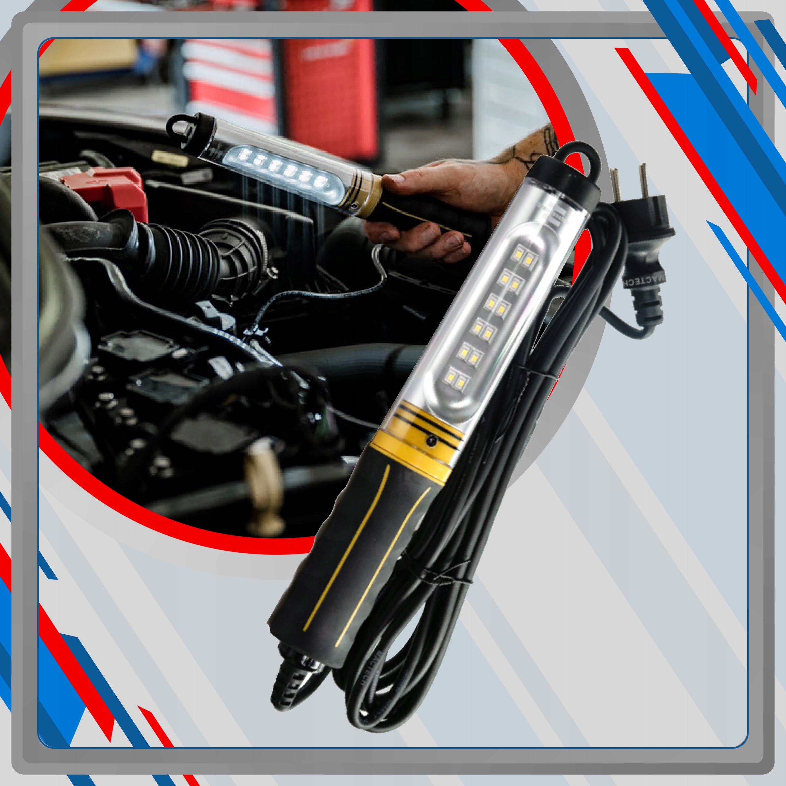 LAMPA WARSZTATOWA DLA PROFESJONALISTÓW 5M LED IP65 Z HAKIEM BRENNENSTUHL EAN (GTIN) 4007123674534