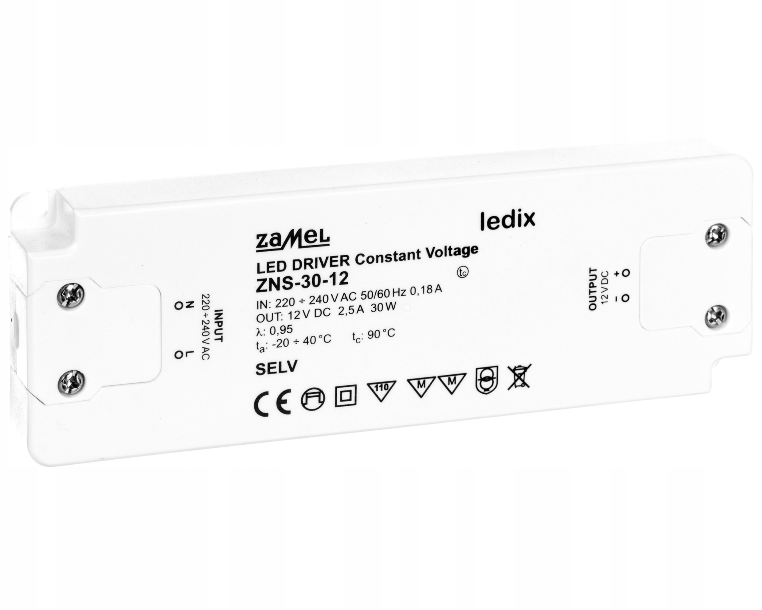 Led zdroj slim 12V DC 30W LDX10000139-WPL