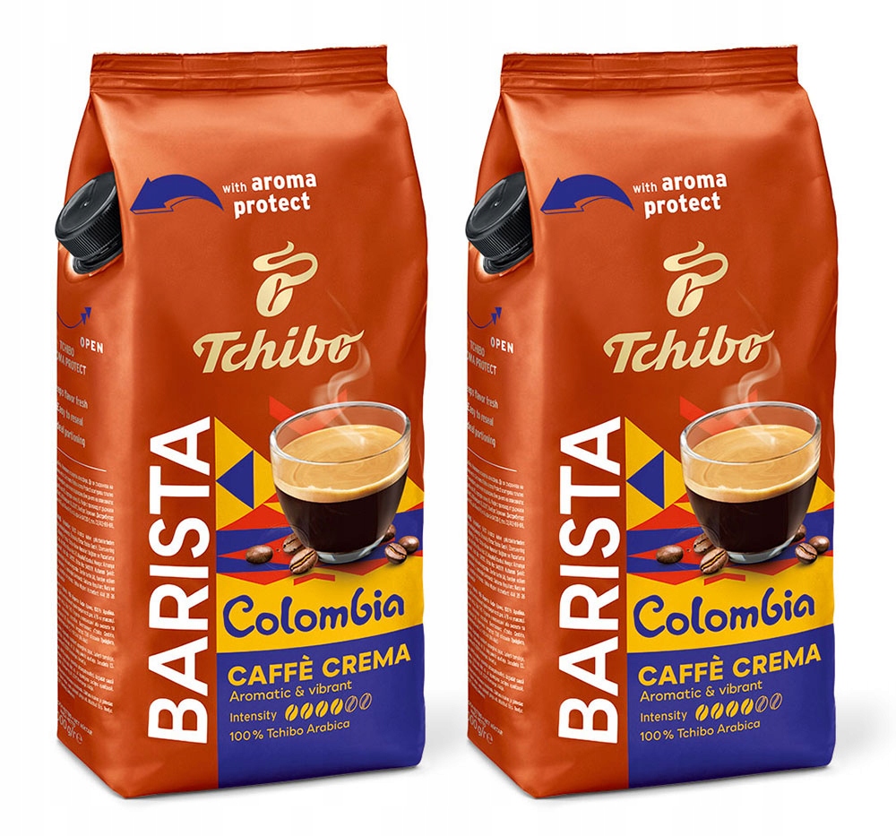 Kawa ziarnista Tchibo Barista Caffe Crema ziarno Colombia 100% Arabica 2 kg