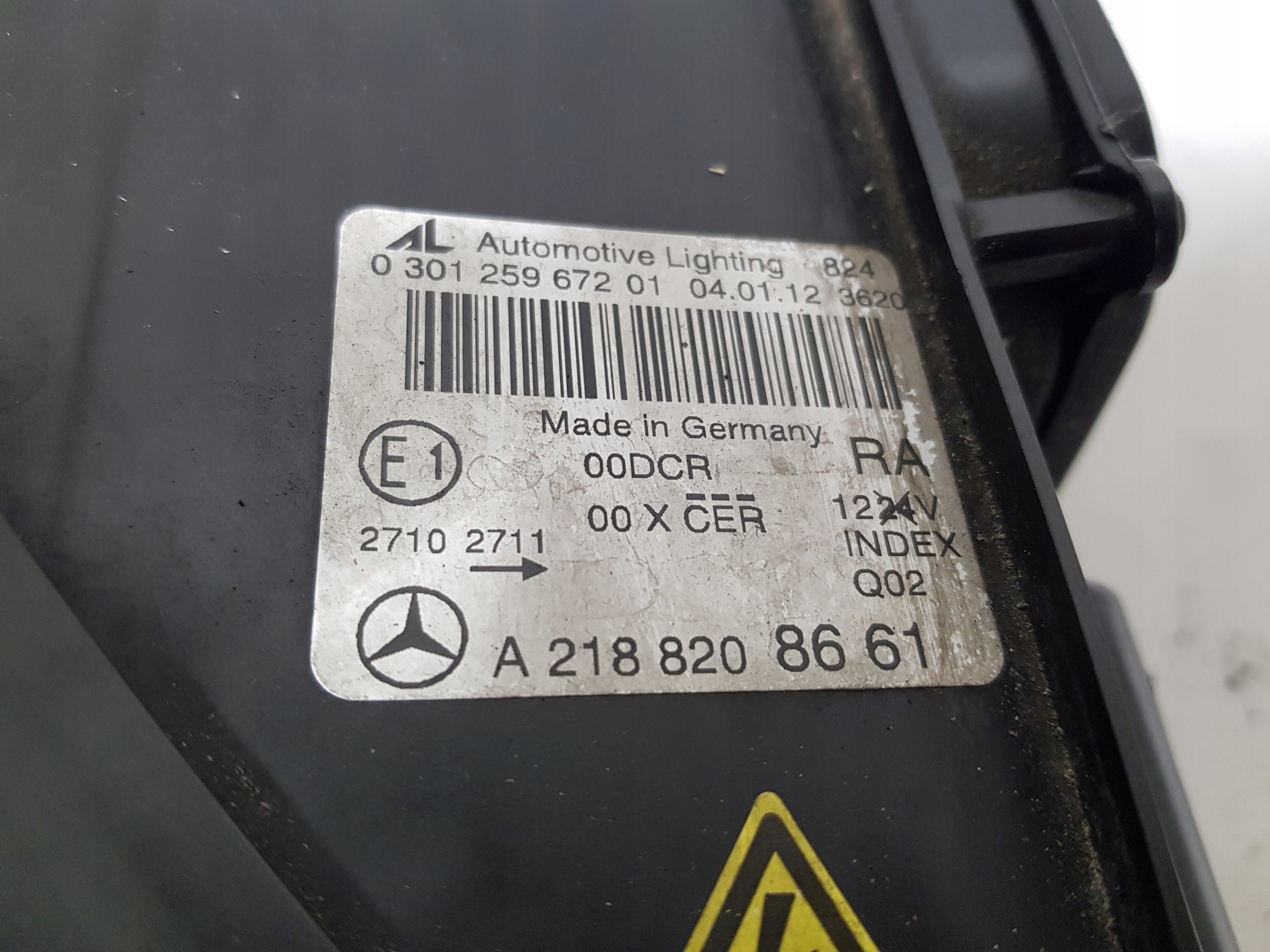 MERCEDES CLS W218 C218 light LED right front XENON positioning BIXENON