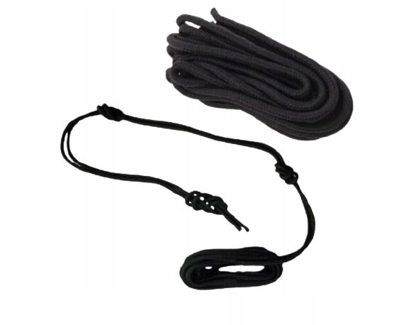 

Wytrzymała lina do mocowania hamaków czarna 2m 27g