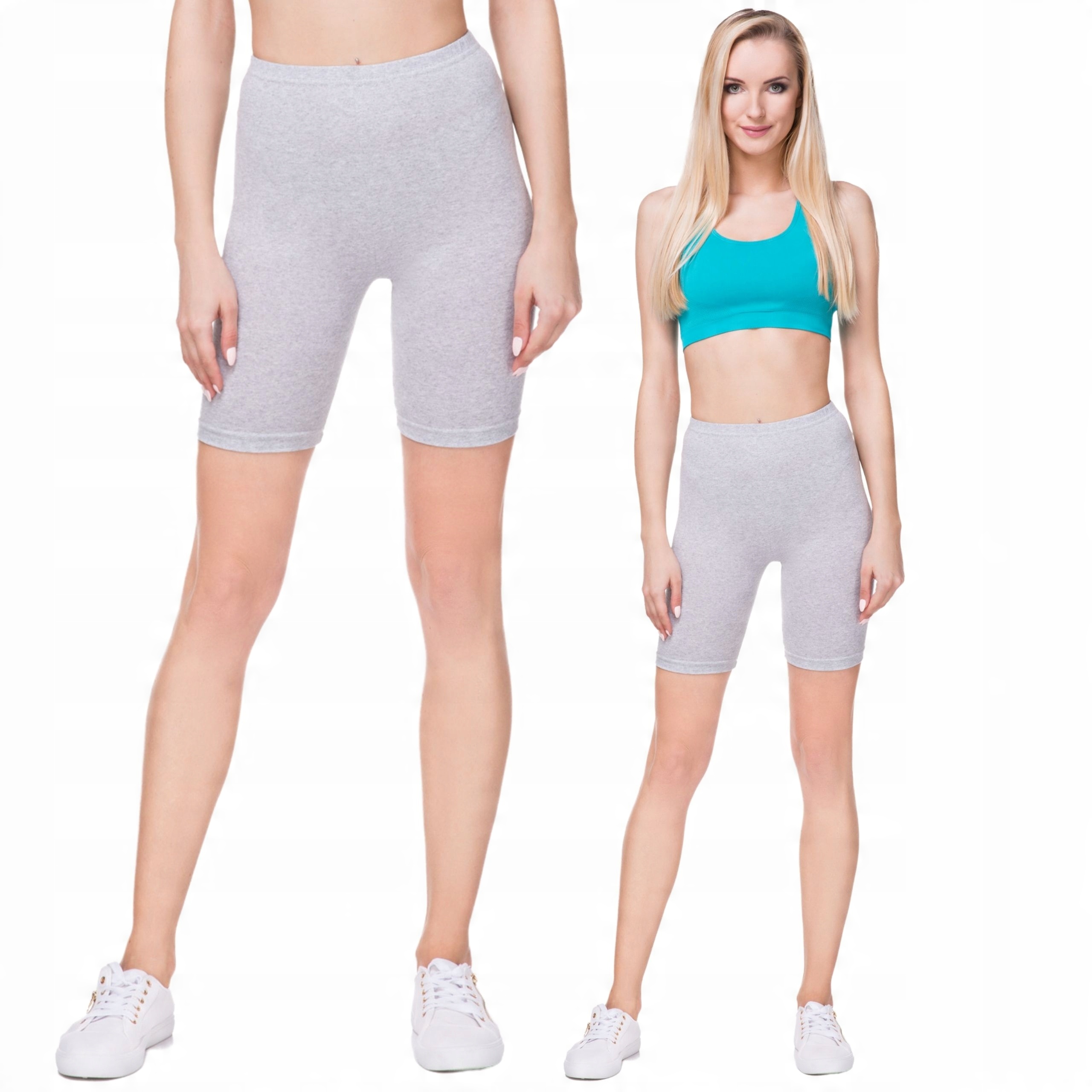 

Legginsy 1/2 Kolarki Damskie Krótkie Getry Lk- 6XL