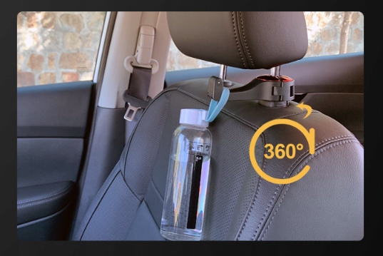 WIESZAK UCHWYT DO SAMOCHODU NA ZAGŁÓWEK NIEBIESKI Producent inny