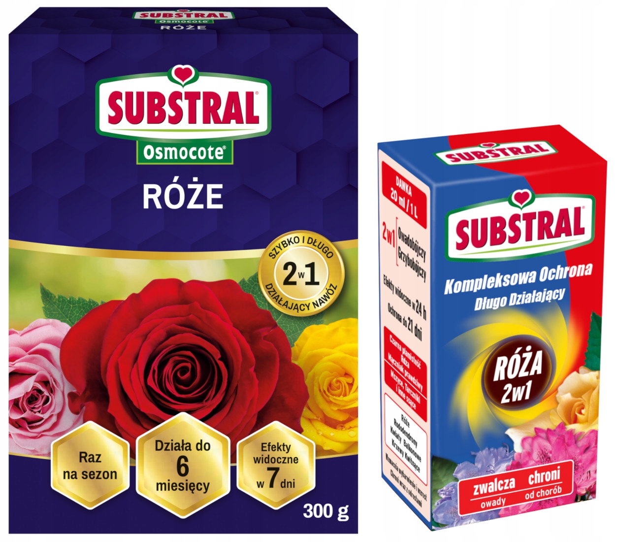 

Substral Osmocote Nawóz do róż Ochrona zestaw