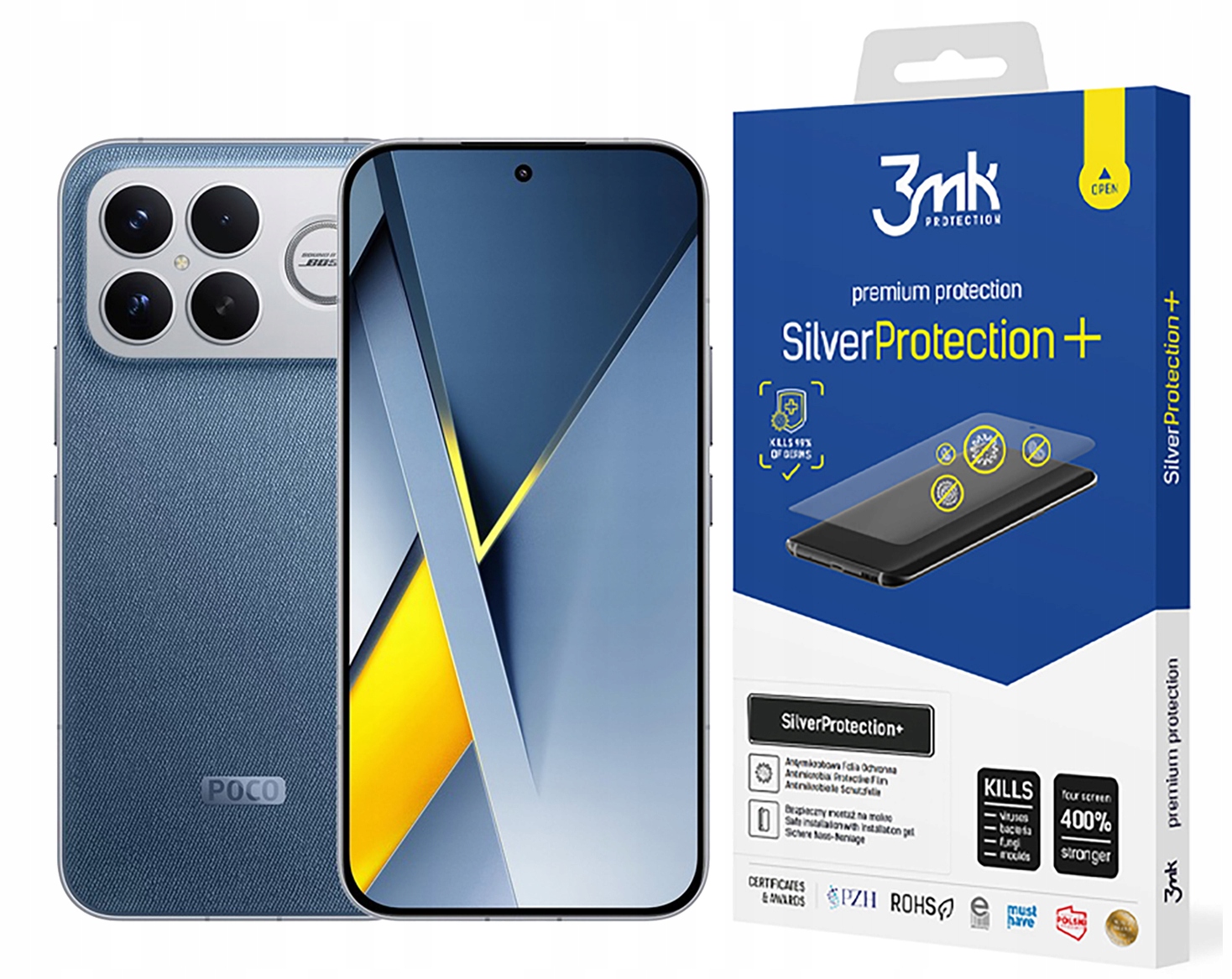 3MK Fólie Silver Protection+ pro Poco F8 Ultra