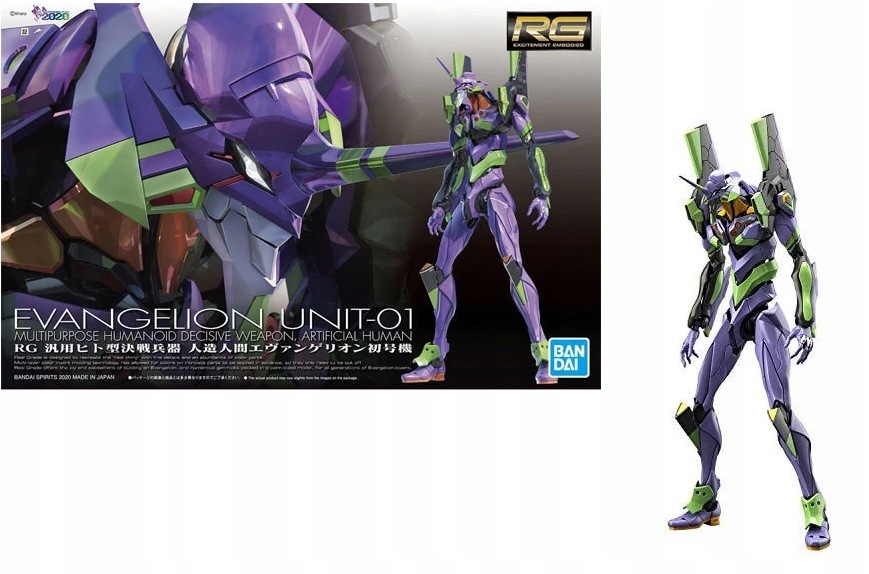 Bandai Evangelion Rg Unit-01 Zestaw modelarski figurka kolekcjonerska