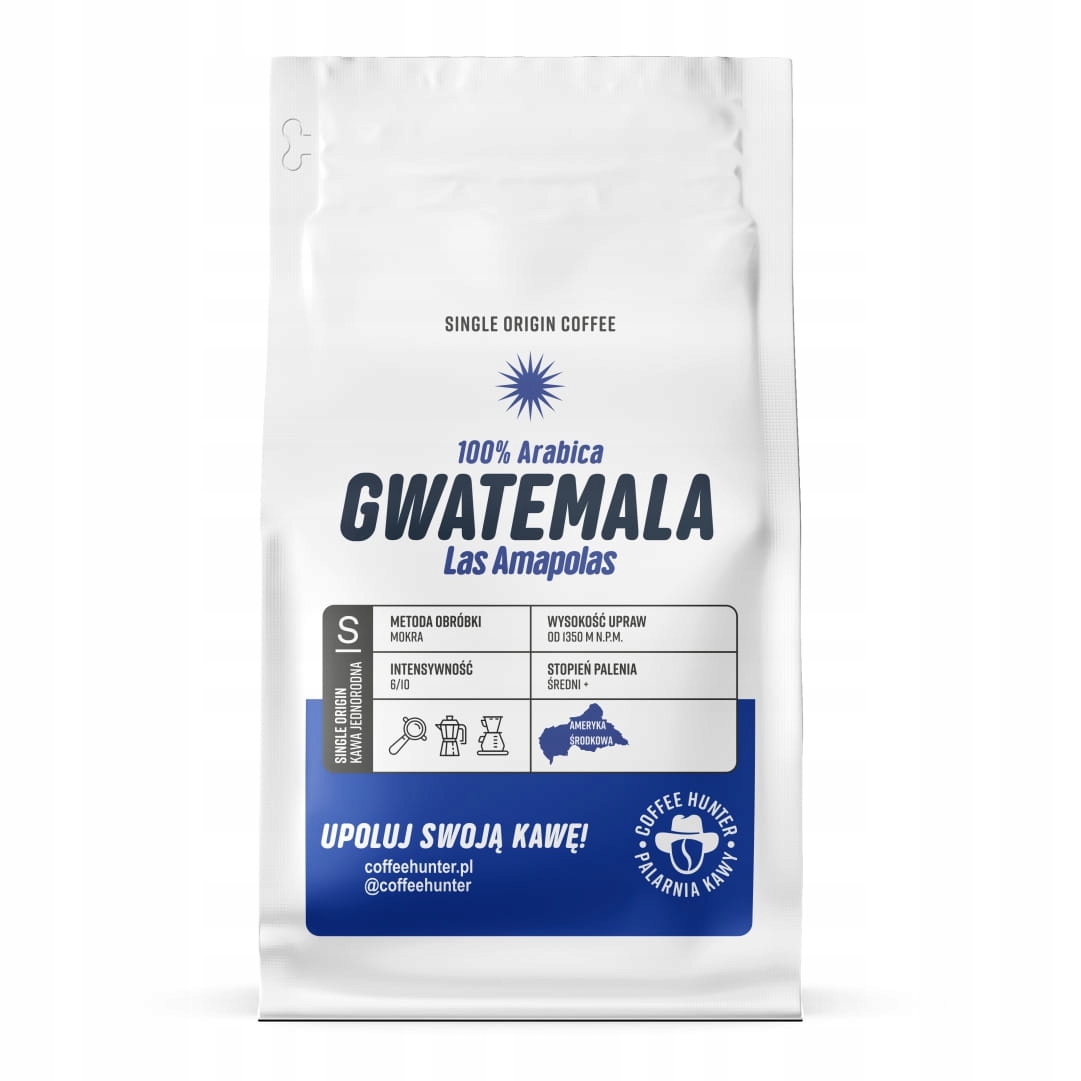 Levně Káva Zrnková Guatemala Las Amapolas Espresso 1kg