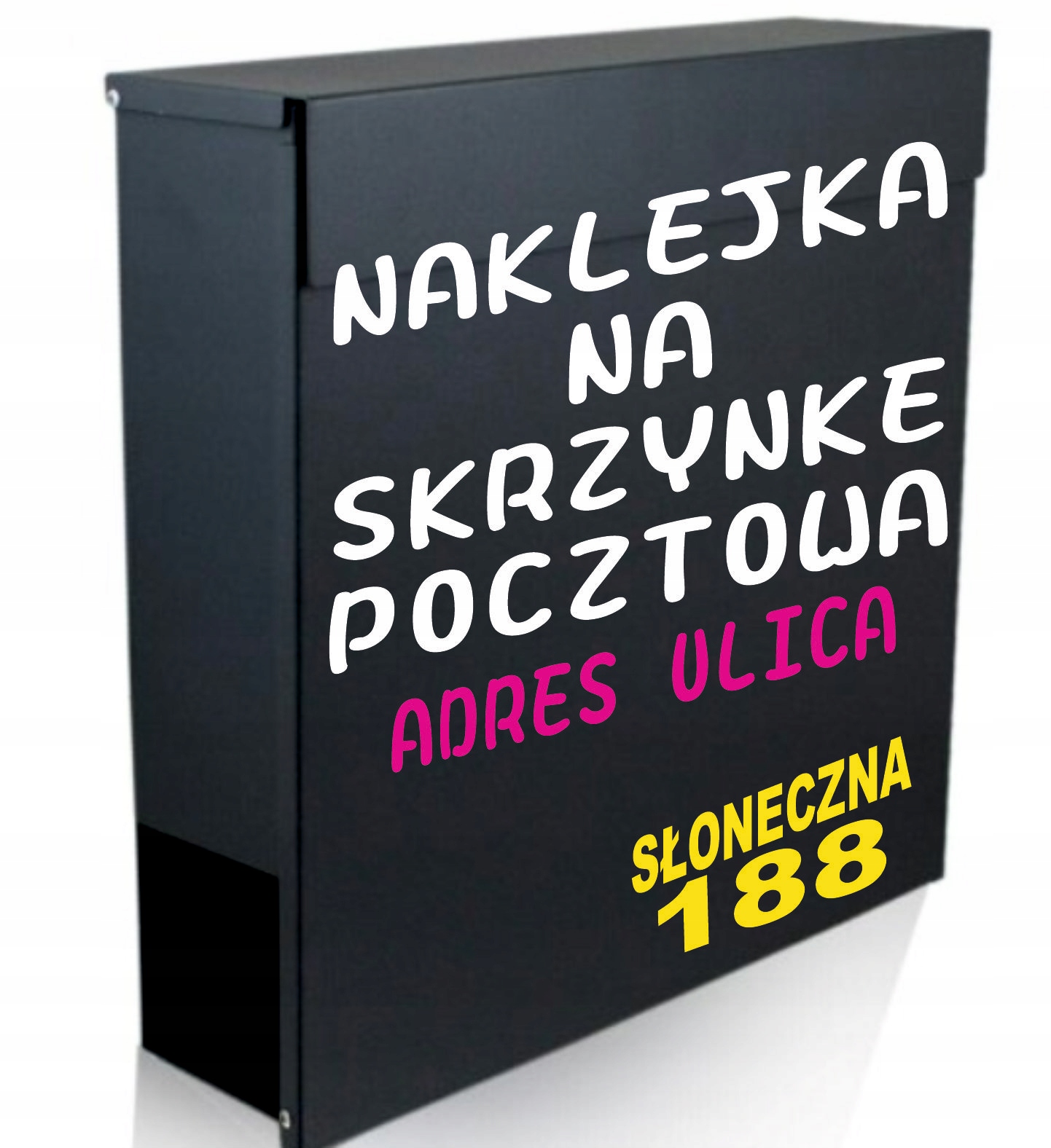 

Naklejka Na Skrzynkę Pocztową Adres Nazwa Ulicy