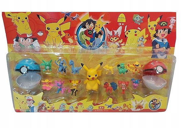 

Pokemon Go Duży Mega Zestaw Figurek Z Pokeball