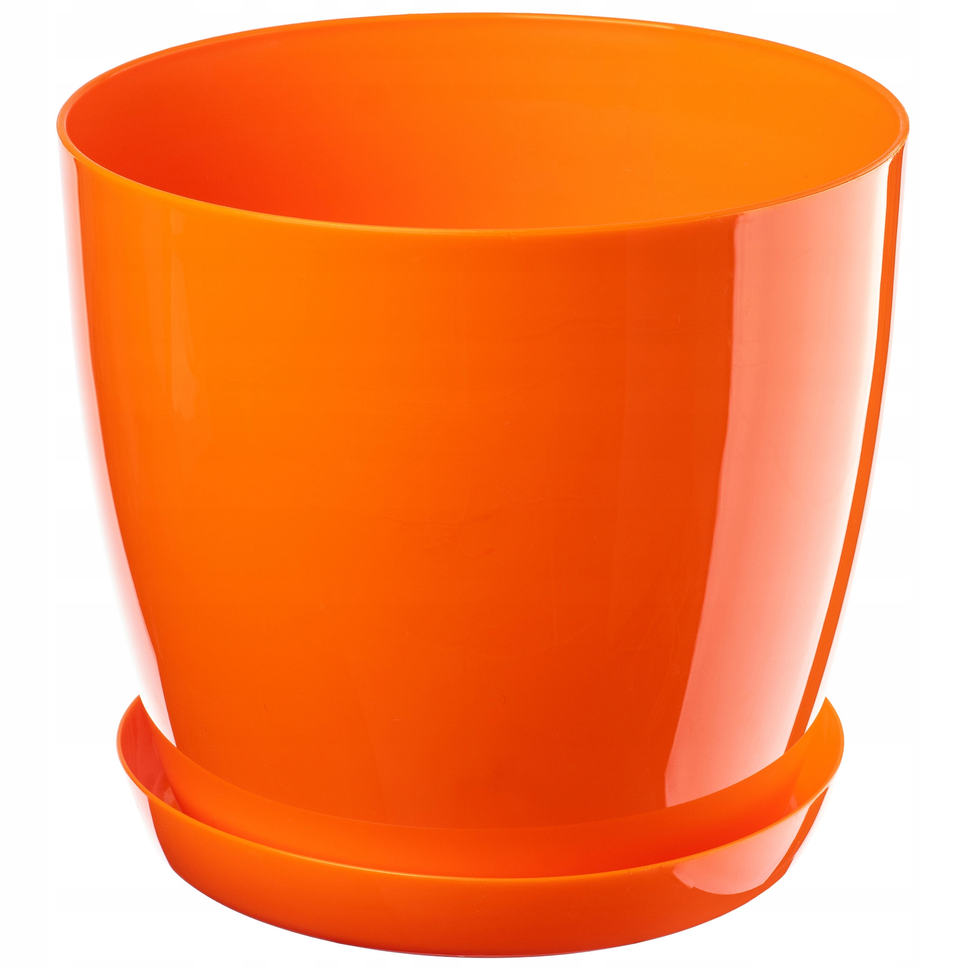 

Doniczka Na Kwiaty Podstawka Pomarańczowa 16cm