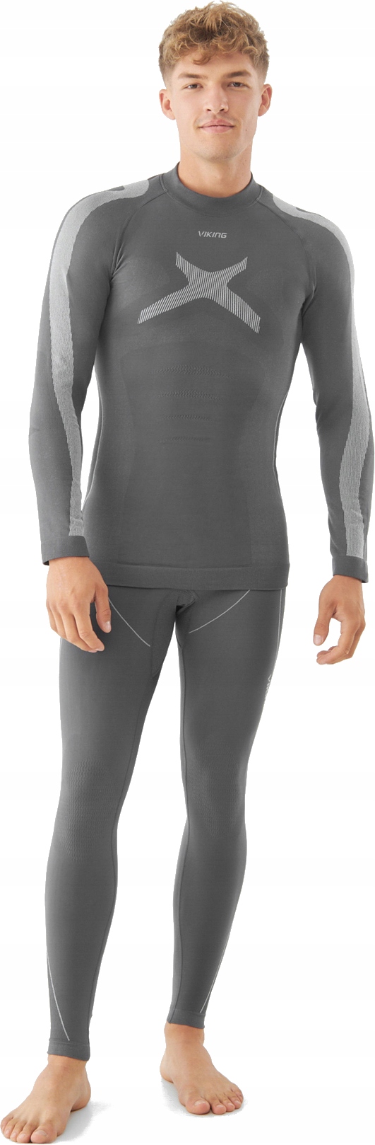 Pánské termoaktivní spodní prádlo Viking Primeone Set Man vel. L Šedá