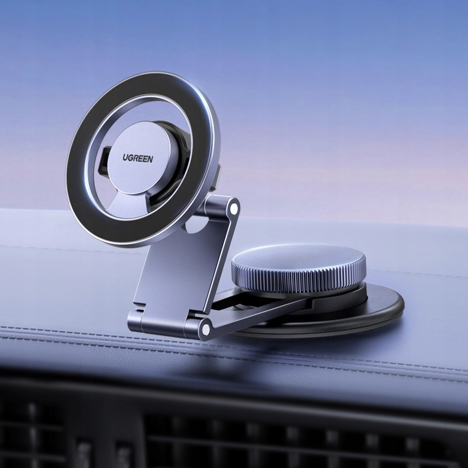 UGREEN MagSafe Car Mount 360° for iPhone 16-12 — miniatura 8
